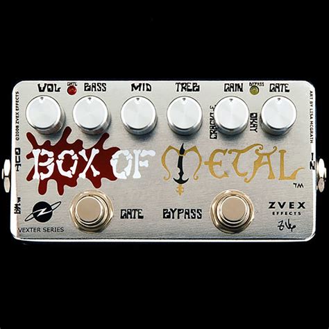 zvex box of metal us vexter|ZVex Effects Vexter Box of Metal Distortion Guitar Effects Pedal.